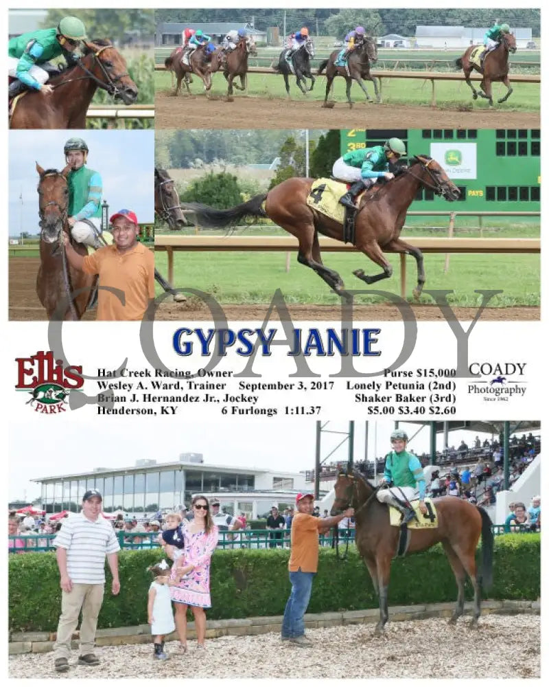 Gypsy Janie - 090317 Race 03 Elp Ellis Park