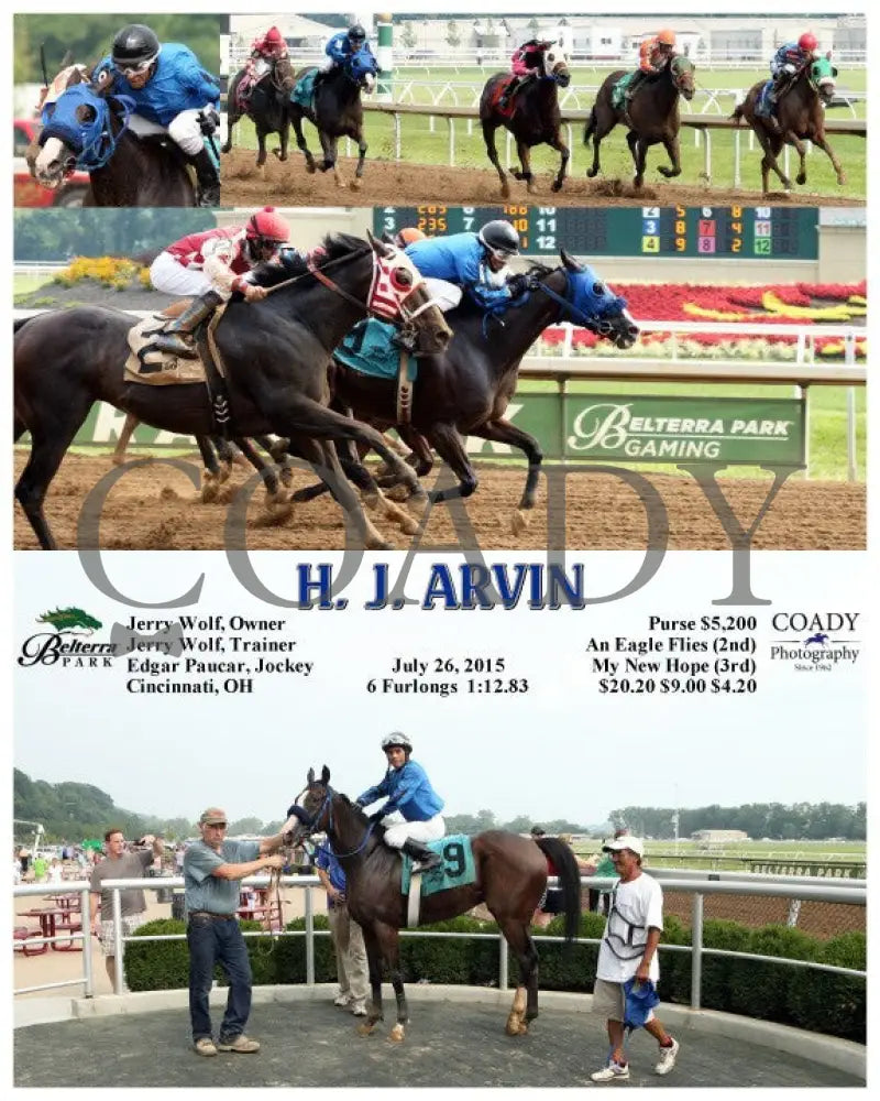 H. J. Arvin - 072615 Race 07 Btp Belterra Park