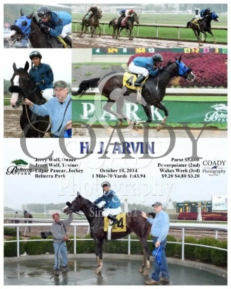 H. J. Arvin - 101014 Race 03 Btp Belterra Park