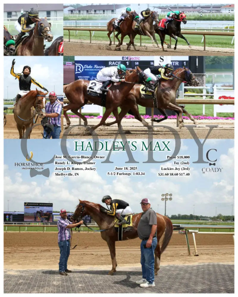 HADLEY’S MAX - 06-18-25 - R01 - IND Indiana Grand