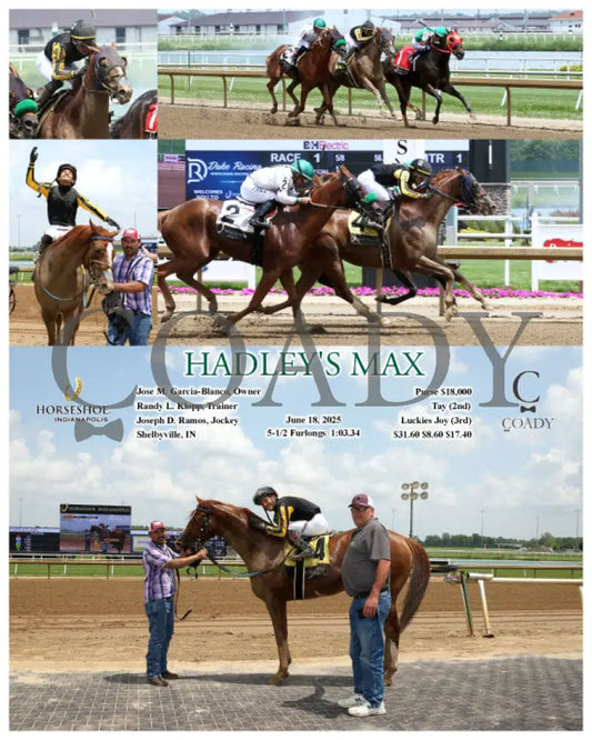HADLEY’S MAX - 06-18-25 - R01 - IND Indiana Grand