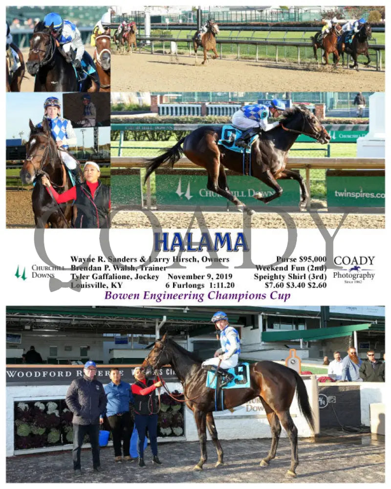 Halama - 11-09-19 R08 Cd Churchill Downs