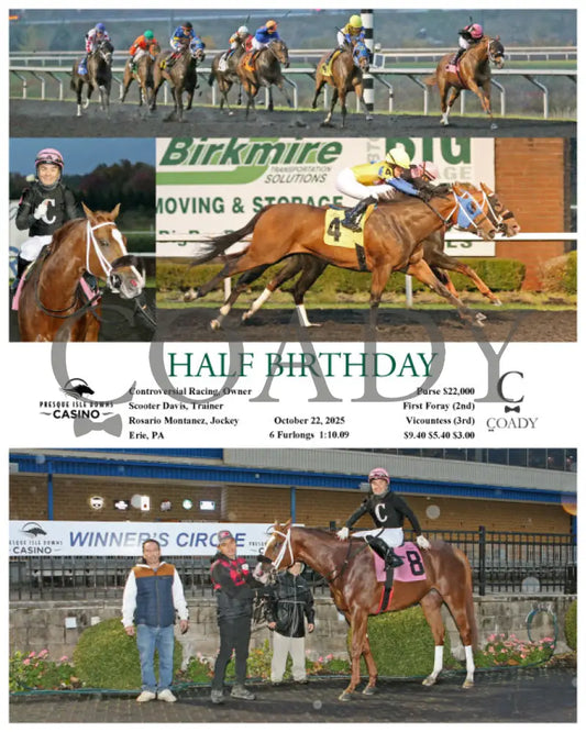 HALF BIRTHDAY - 10-22-25 - R07 - PID Presque Isle Downs