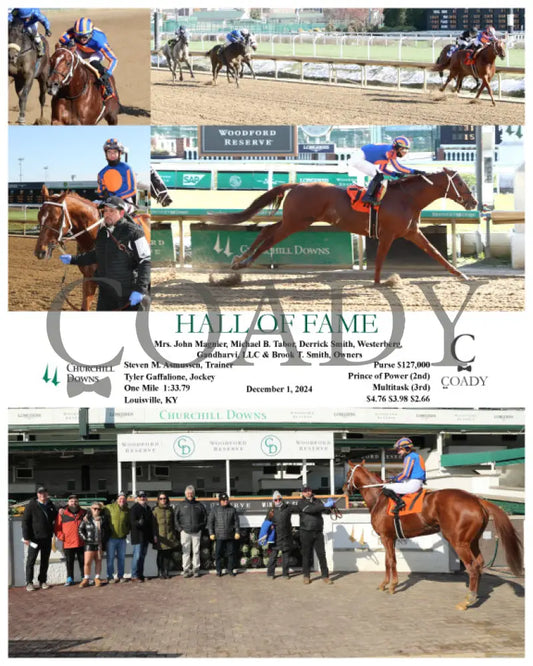 Hall Of Fame - 12-01-24 R01 Cd Churchill Downs