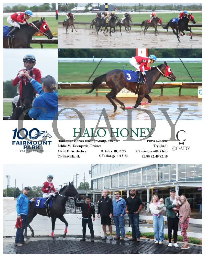 HALO HONEY - 10-18-25 - R06 - FP Fanduel Sportsbook Horse Racing