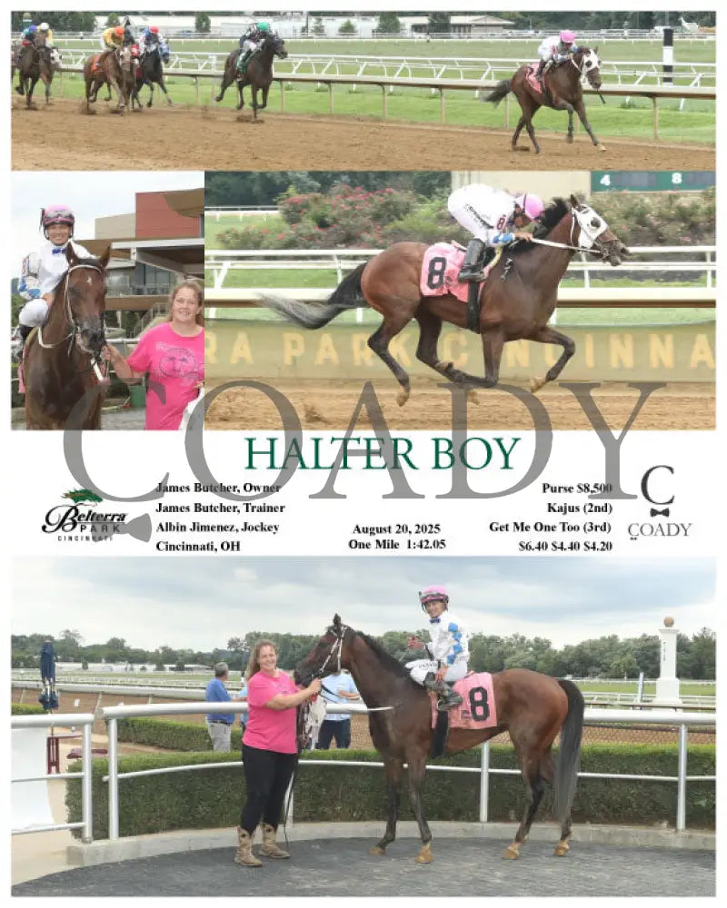 HALTER BOY 082025 Race 06 BTP Presque Isle Downs