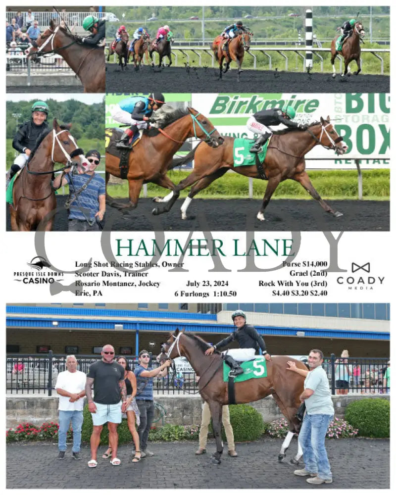 Hammer Lane - 07-23-24 R06 Pid Presque Isle Downs
