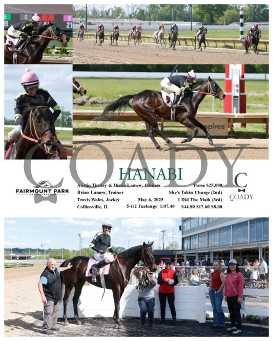 HANABI - 05-06-25 - R08 - FP Fanduel Sportsbook Horse Racing