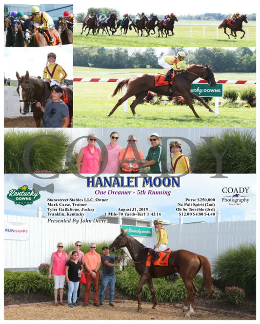 Hanalei Moon - One Dreamer 5Th Running 08-31-19 R07 Kd Kentucky Downs