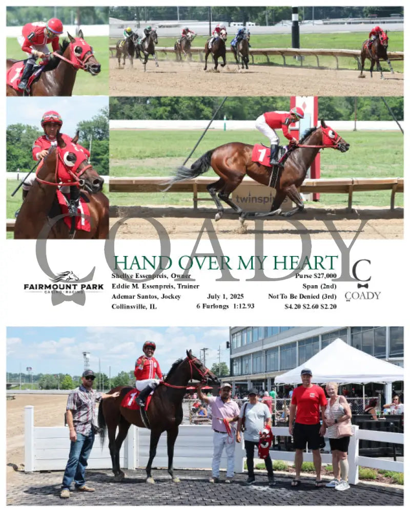 HAND OVER MY HEART - 07-01-25 - R04 - FP Fanduel Sportsbook Horse Racing