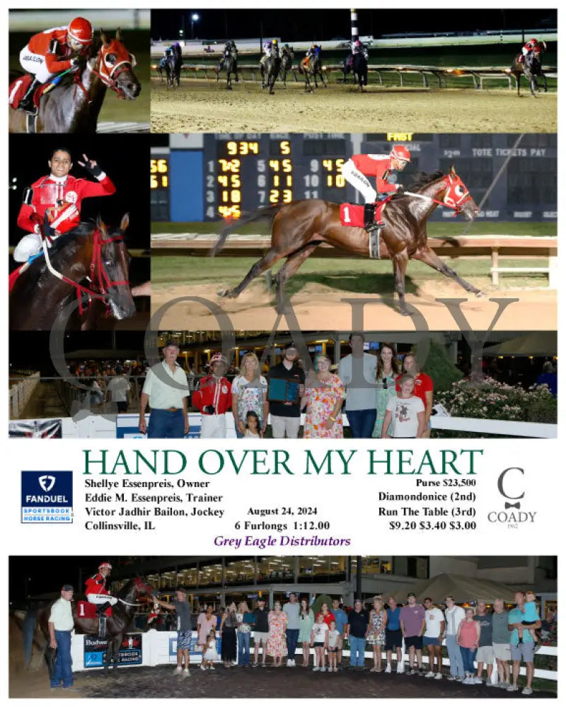Hand Over My Heart - 08-24-24 R05 Fan Fanduel Sportsbook Horse Racing