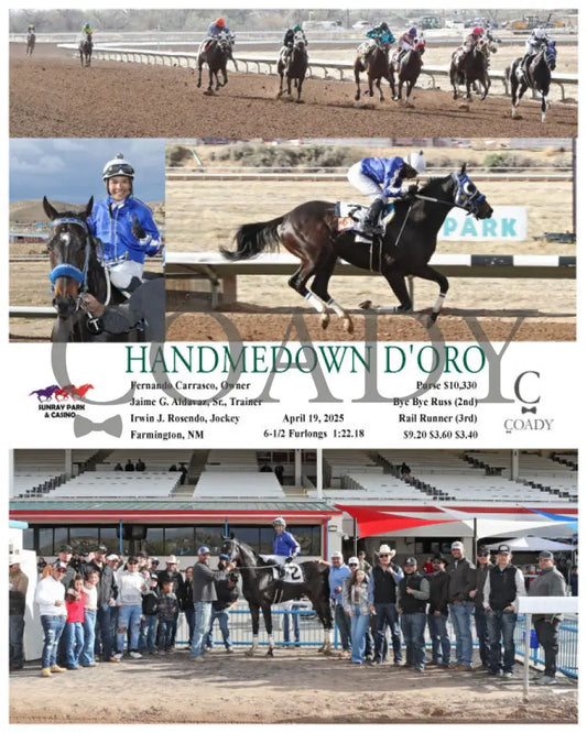 HANDMEDOWN D’ORO - 04-19-25 - R11 - SRP SunRay Park