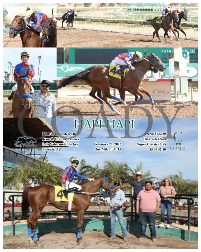 HAPI HAPI - 02-20-25 - R05 - TUP Turf Paradise
