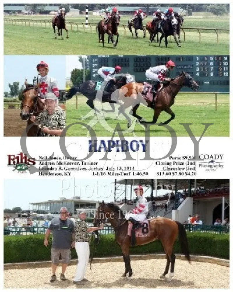 Hapiboy - 071314 Race 01 Elp Ellis Park