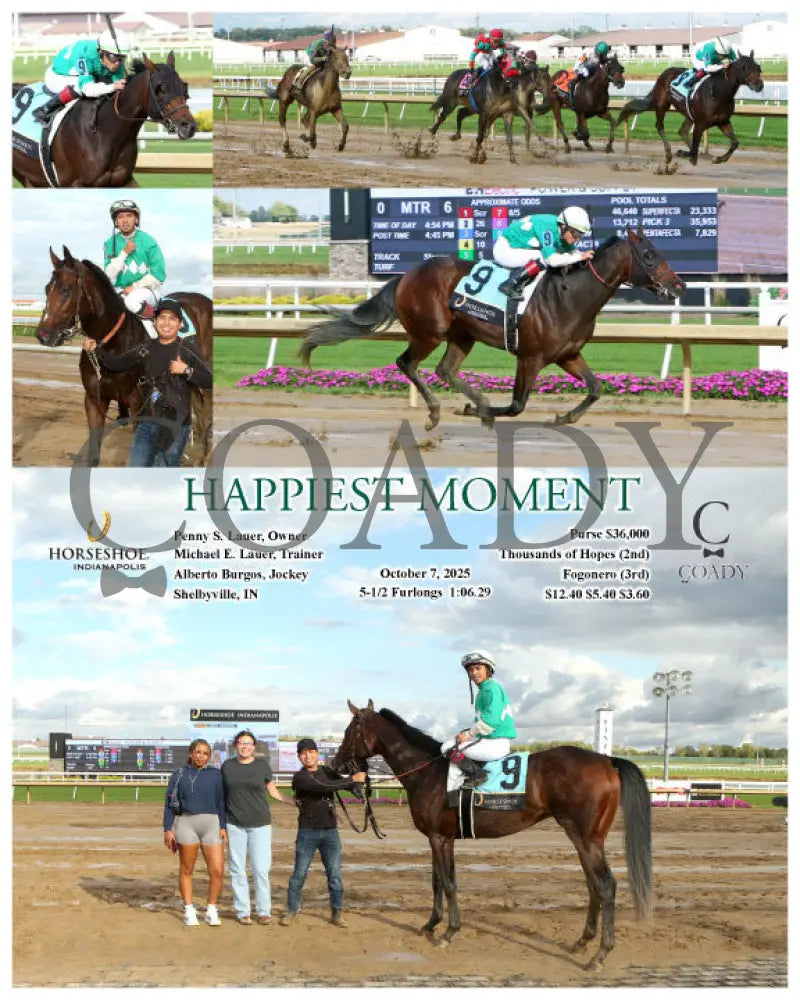 HAPPIEST MOMENT - 10-07-25 - R06 - IND Indiana Grand