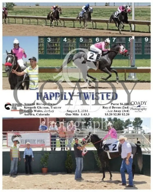 Happily Twisted - 080214 Race 01 Arp Arapahoe Park