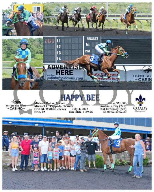 Happy Bee - 07-04-22 R04 Pid Presque Isle Downs