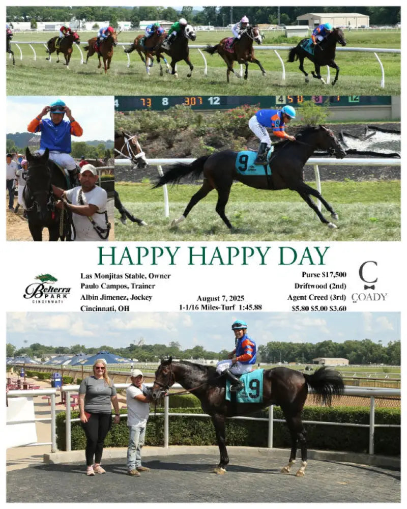 HAPPY HAPPY DAY - 08-07-25 - R08 - BTP Indiana Grand