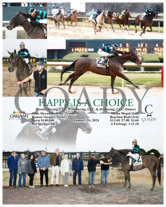 Happy Is A Choice - 01-26-24 R09 Op Oaklawn Park