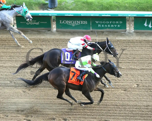 Happy Is A Choice - 091424 Race 09 Cd The Louisville Thoroughbred Society Aerial Finish 01