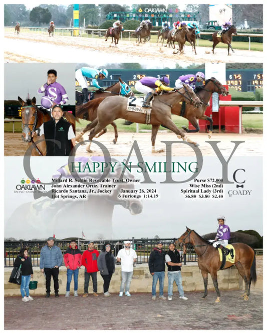 Happy N Smiling - 01-26-24 R08 Op Oaklawn Park