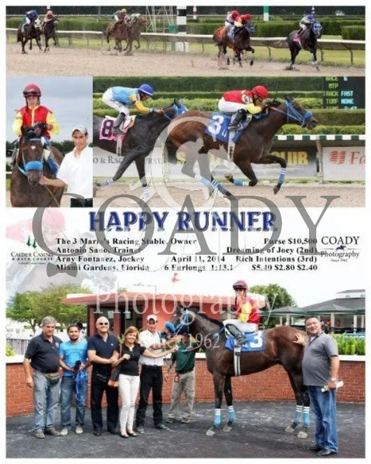 Happy Runner - 041114 Race 06 Crc Calder Course