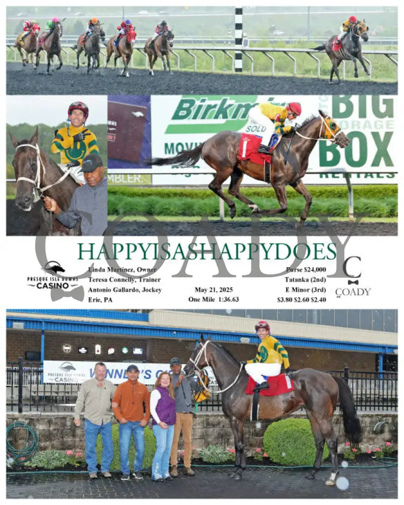 HAPPYISASHAPPYDOES - 05-21-25 - R06 - PID Presque Isle Downs