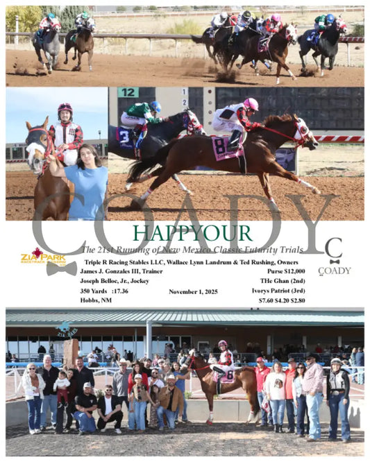 HAPPYOUR - The 21st Running of New Mexico Classic Futurity Trials - 11-01-25 - R08 - ZIA Zia Park