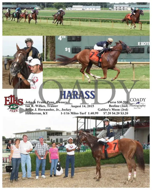 Harass - 081415 Race 07 Elp Ellis Park