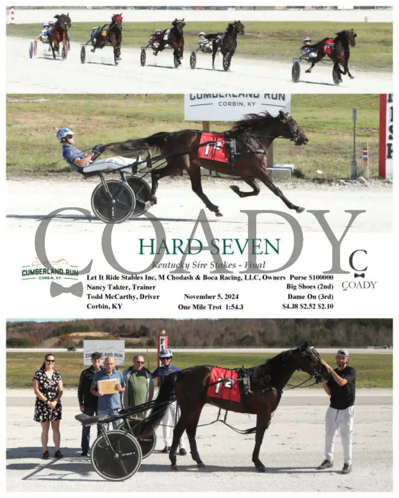 Hard Seven - Kentucky Sire Stakes Final 11-05-24 R02 Clr Cumberland Run