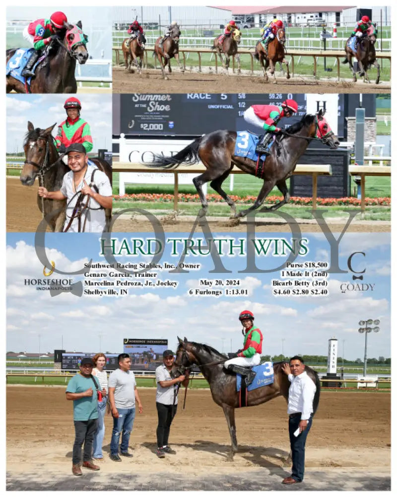Hard Truth Wins - 05-20-24 R05 Ind Indiana Grand