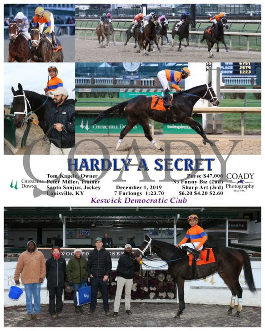Hardly A Secret - 12-01-19 R08 Cd Churchill Downs