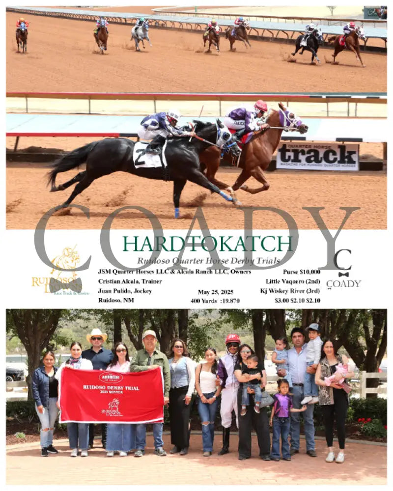 HARDTOKATCH - Ruidoso Quarter Horse Derby Trials - 05-25-25 - R04 - RUI Ruidoso Downs