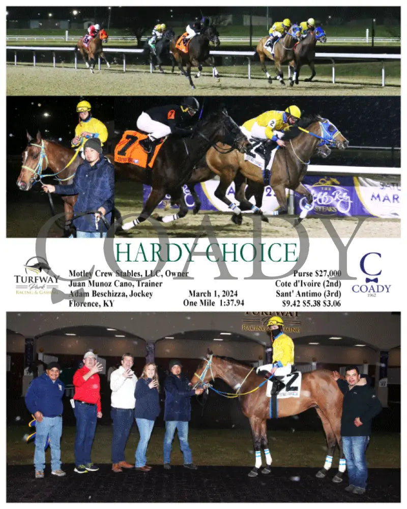 Hardy Choice - 03-01-24 R07 Tp Turfway Park