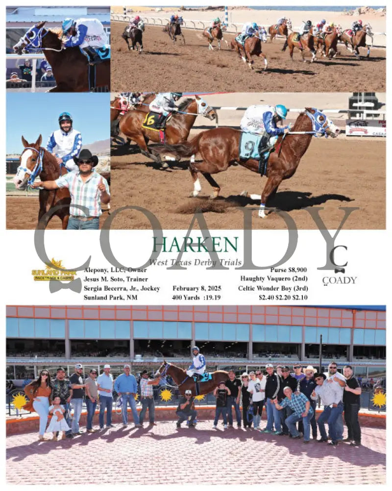 Harken - West Texas Derby Trials 02-08-25 R04 Sun Turfway Park