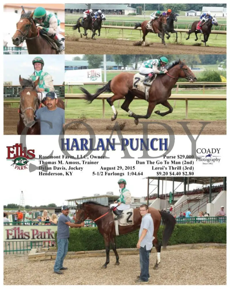 Harlan Punch - 082915 Race 04 Elp Ellis Park