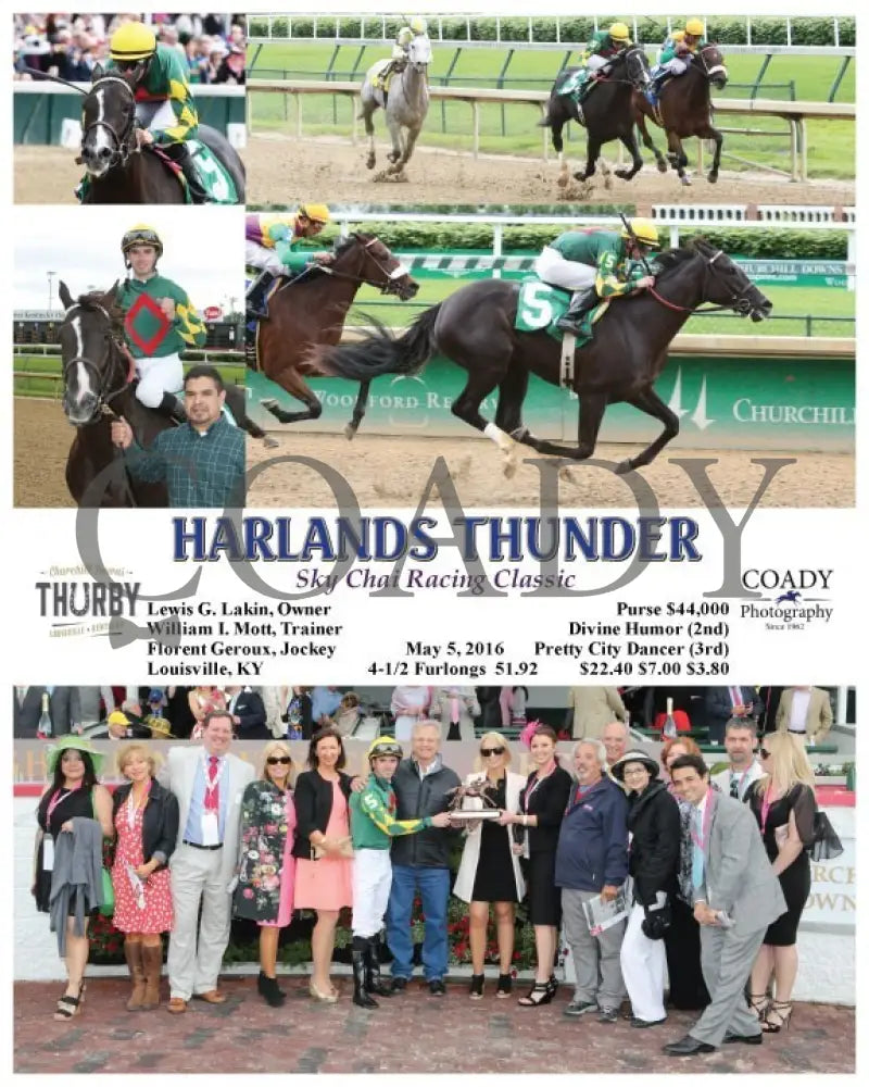 Harlands Thunder - 050516 Race 04 Cd Group Churchill Downs
