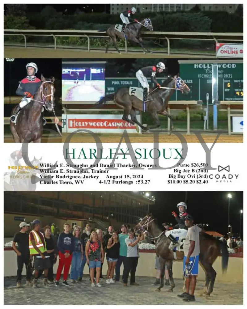 Harley Sioux - 08-15-24 R06 Ct Hollywood Casino At Charles Town Races