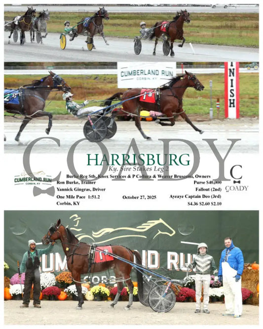 HARRISBURG - Ky. Sire Stakes Leg 2 - 10-27-25 - R03 - CMR Presque Isle Downs