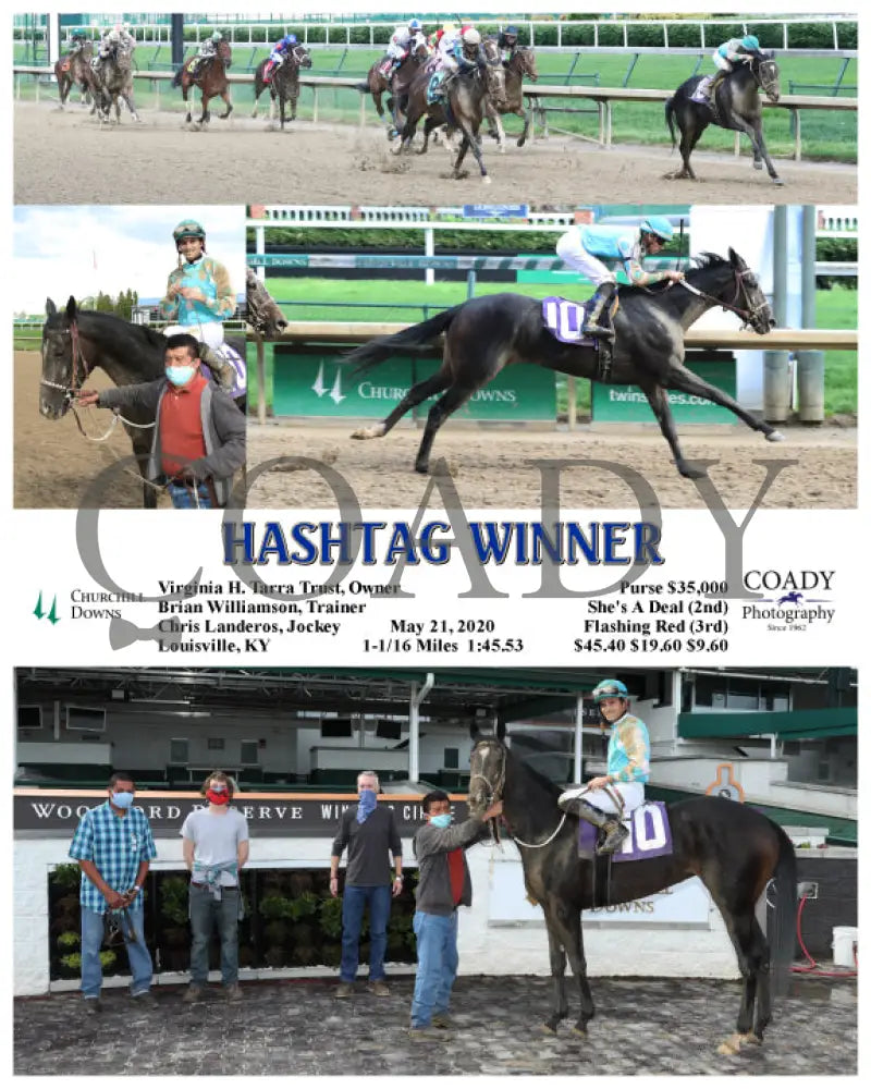 Hashtag Winner - 05-21-20 R10 Cd Churchill Downs