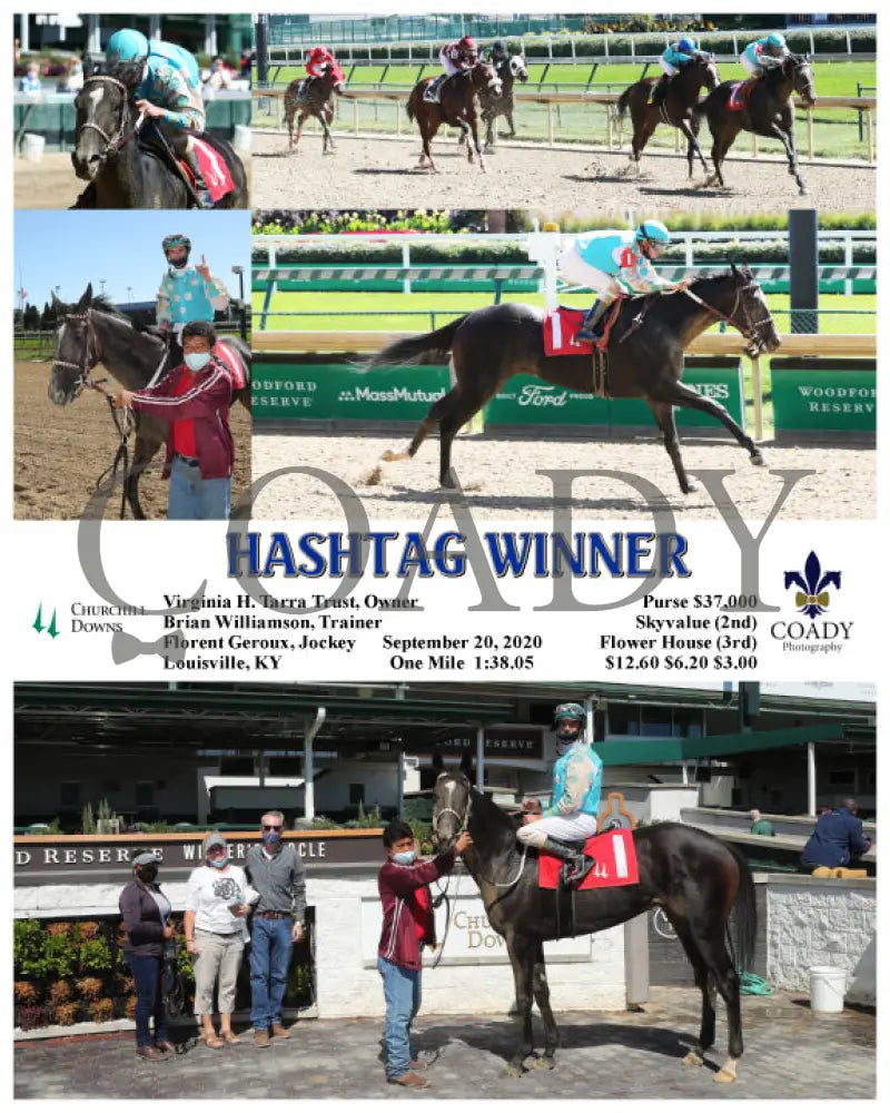 Hashtag Winner - 09-20-20 R01 Cd Churchill Downs