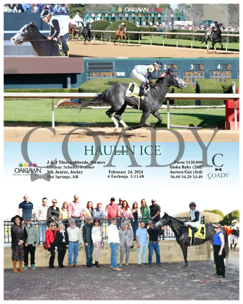 Haulin Ice - 02-24-24 R07 Op Oaklawn Park