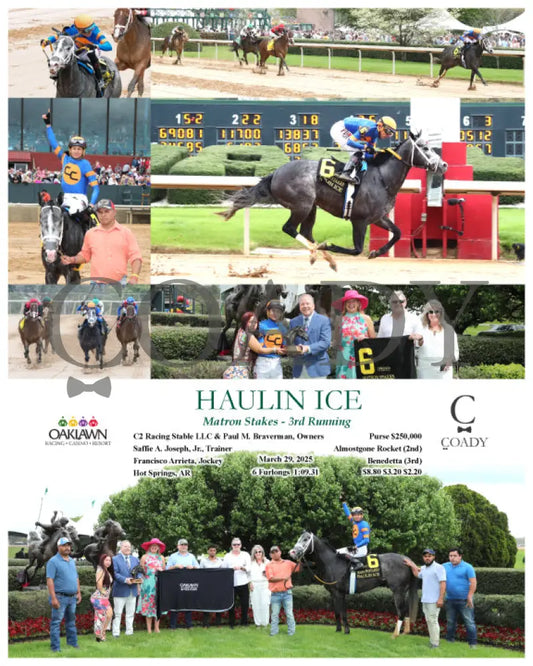 HAULIN ICE - Matron Stakes - 03-29-25 - R06 - OP - Coady Media - Kurtis Coady Photography