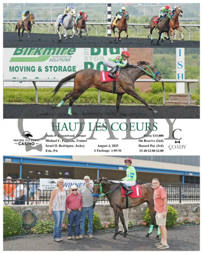 HAUT LES COEURS - 08-04-25 - R01 - PID Presque Isle Downs
