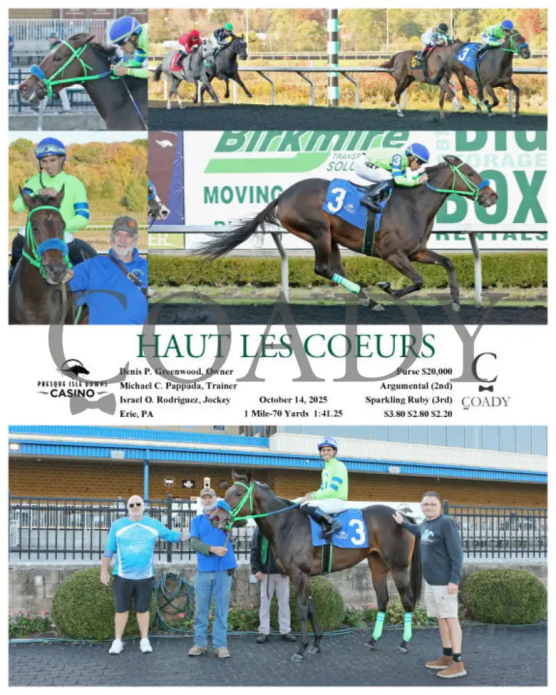 HAUT LES COEURS - 10-14-25 - R05 - PID Presque Isle Downs