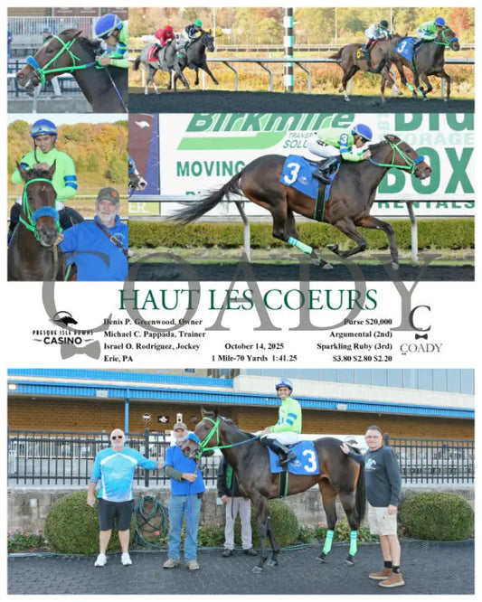 HAUT LES COEURS - 10-14-25 - R05 - PID Presque Isle Downs