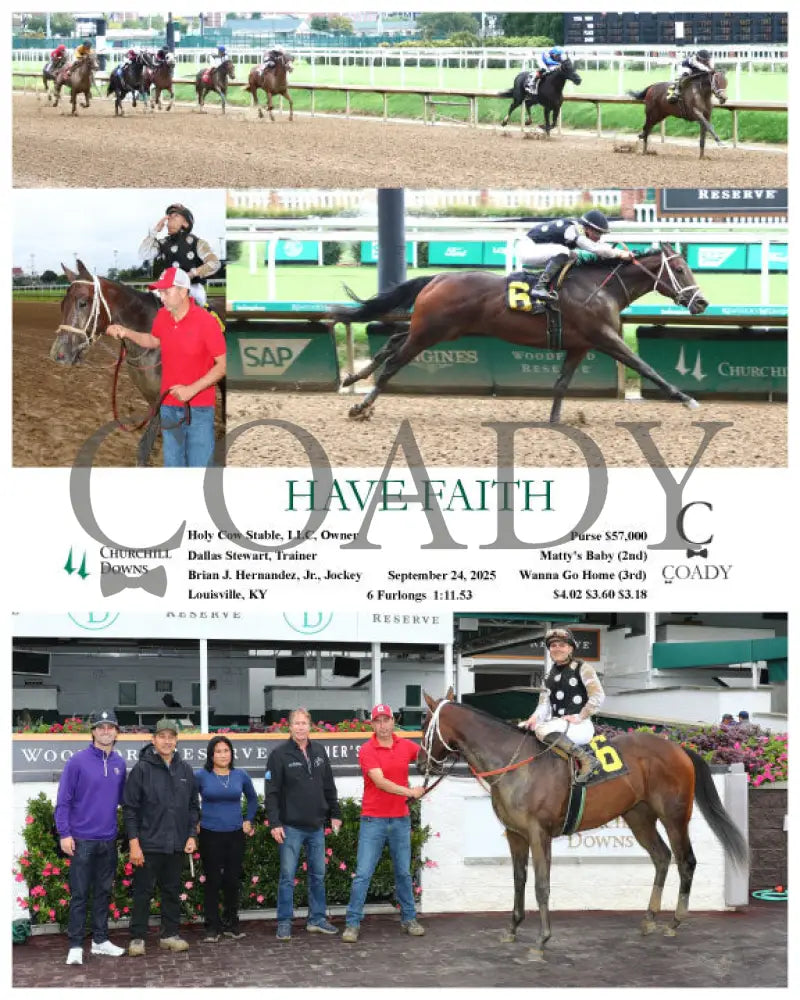 HAVE FAITH - 092425 - Race 02 - CD Churchill Downs