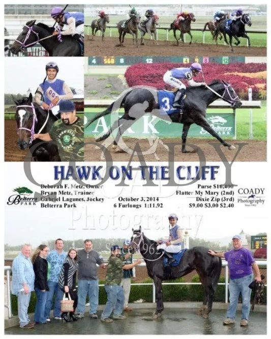 Hawk On The Cliff - 100314 Race 06 Btp Belterra Park