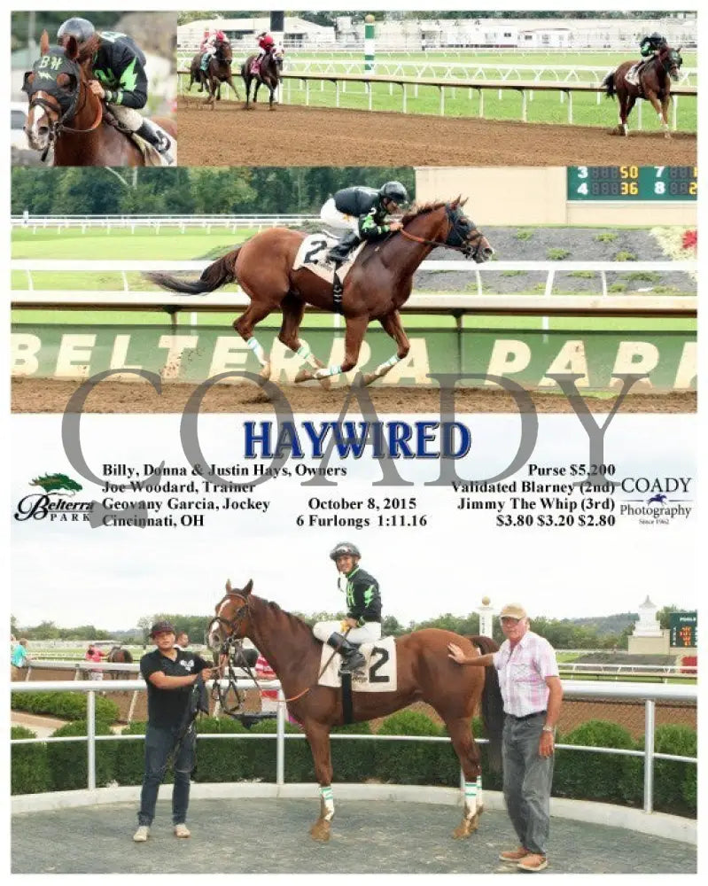 Haywired - 100815 Race 06 Btp Belterra Park