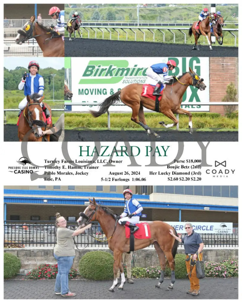 Hazard Pay - 08-26-24 R01 Pid Presque Isle Downs